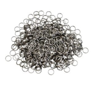 6mm x 0.6mm Splitring in stainless steel, 600 Pcs